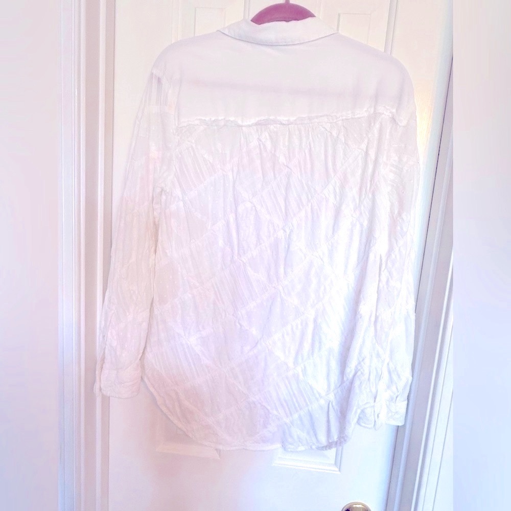 Sundance Stowe Patchwork White Pullover Quarter B… - image 8